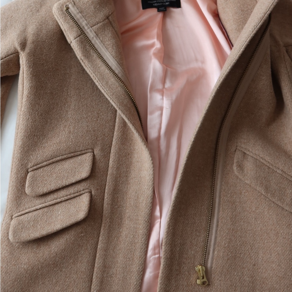 JCREW Wool Coat in Beige XXS